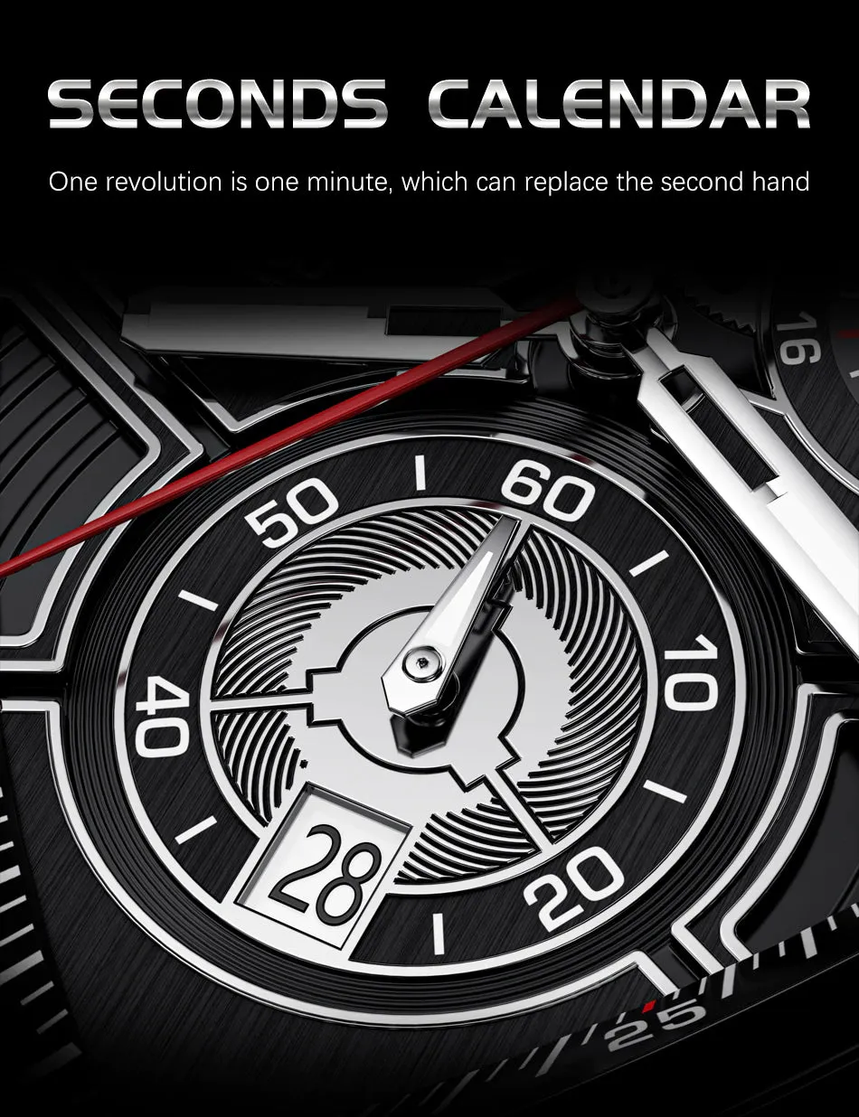 FOXBOX Luxury Quartz Waterproof Chronograph Watch | Foxbox 01