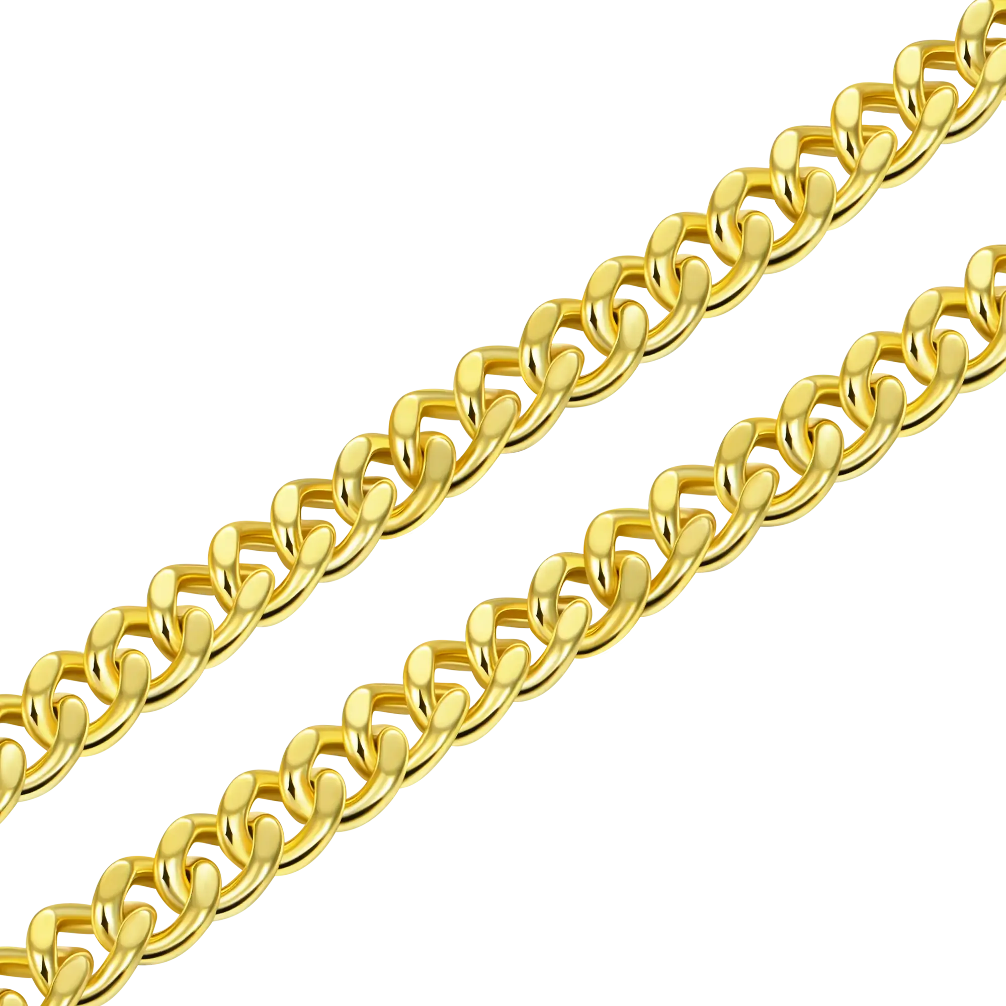 Franco Chain & Miami Chain Set - Yellow Gold