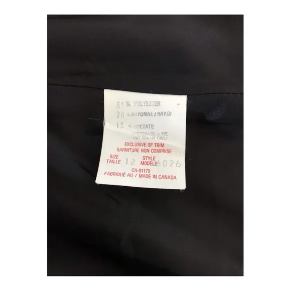 Frascara Women's Black Rhinestones Dress with Blazer, 12.