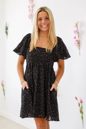 Free Falling Floral Dress