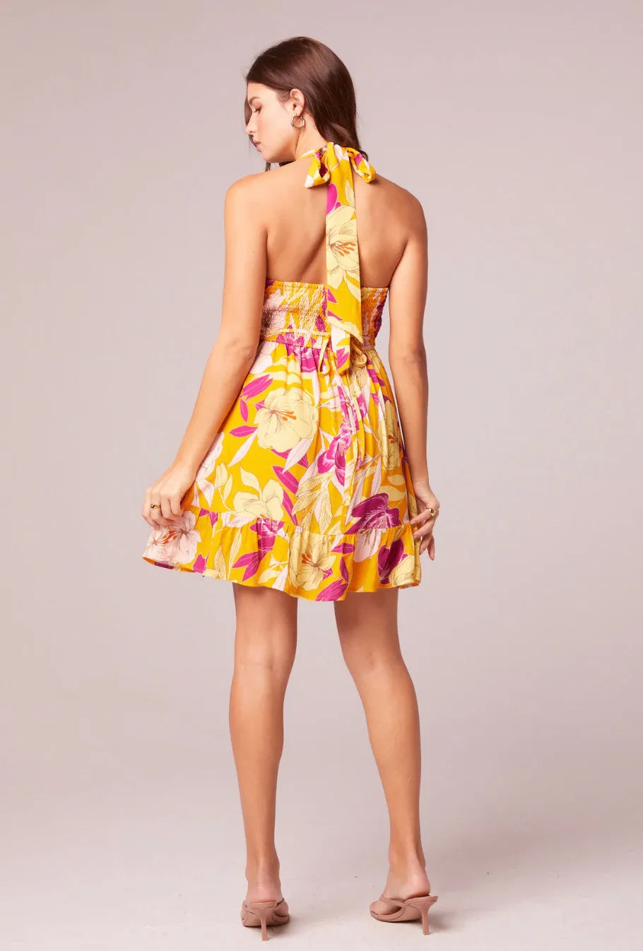 Free Love Halter Mini Dress