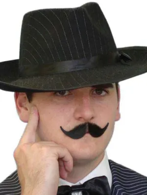 French Inspector Black Stage Moustache Costume Mo