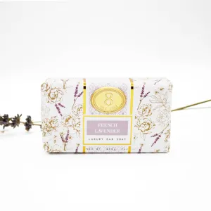 French Lavender Wrapped Bar Soap