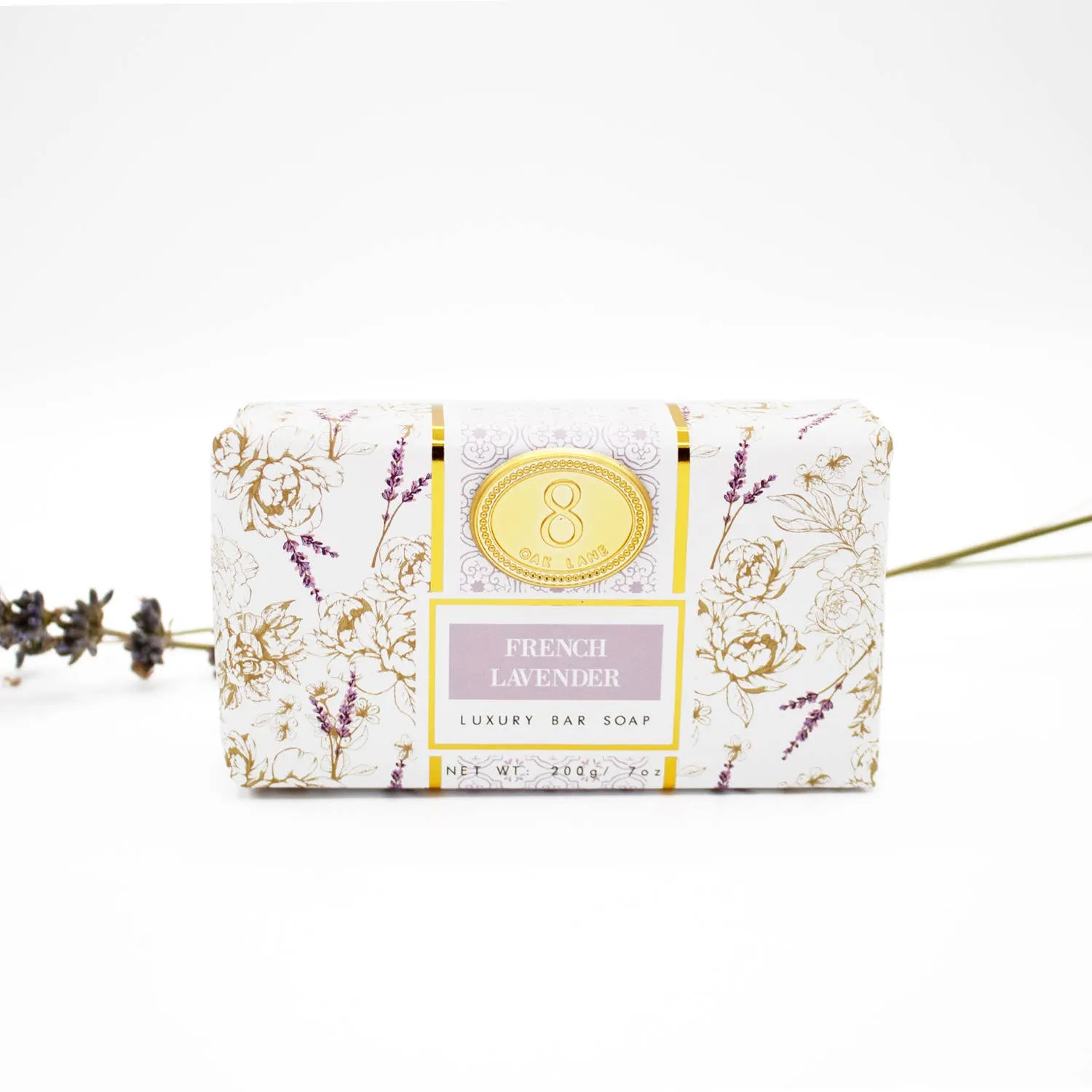 French Lavender Wrapped Bar Soap
