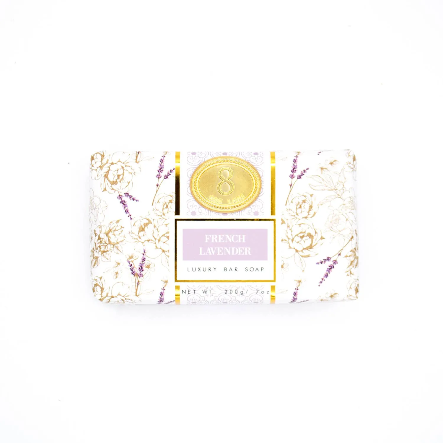 French Lavender Wrapped Bar Soap