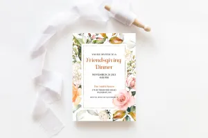 Friendsgiving Invitation Template 01