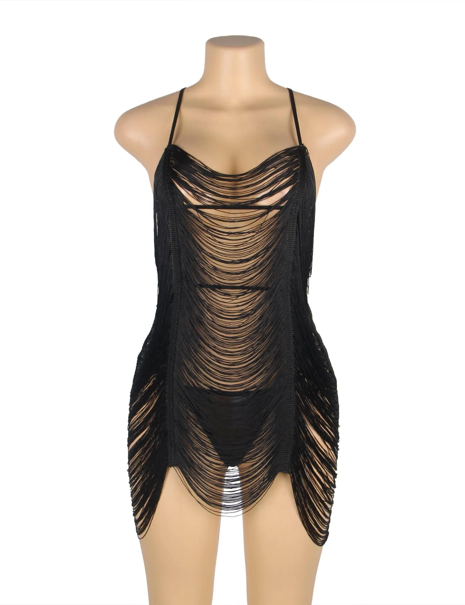 Fringed Beauty Chemise Egypt Set