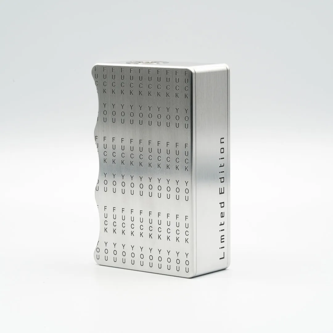 FU Edition Signature Mods DOVPO Clutch X18 Dual 18650 Mechanical Mod – Full Brushed Aluminium