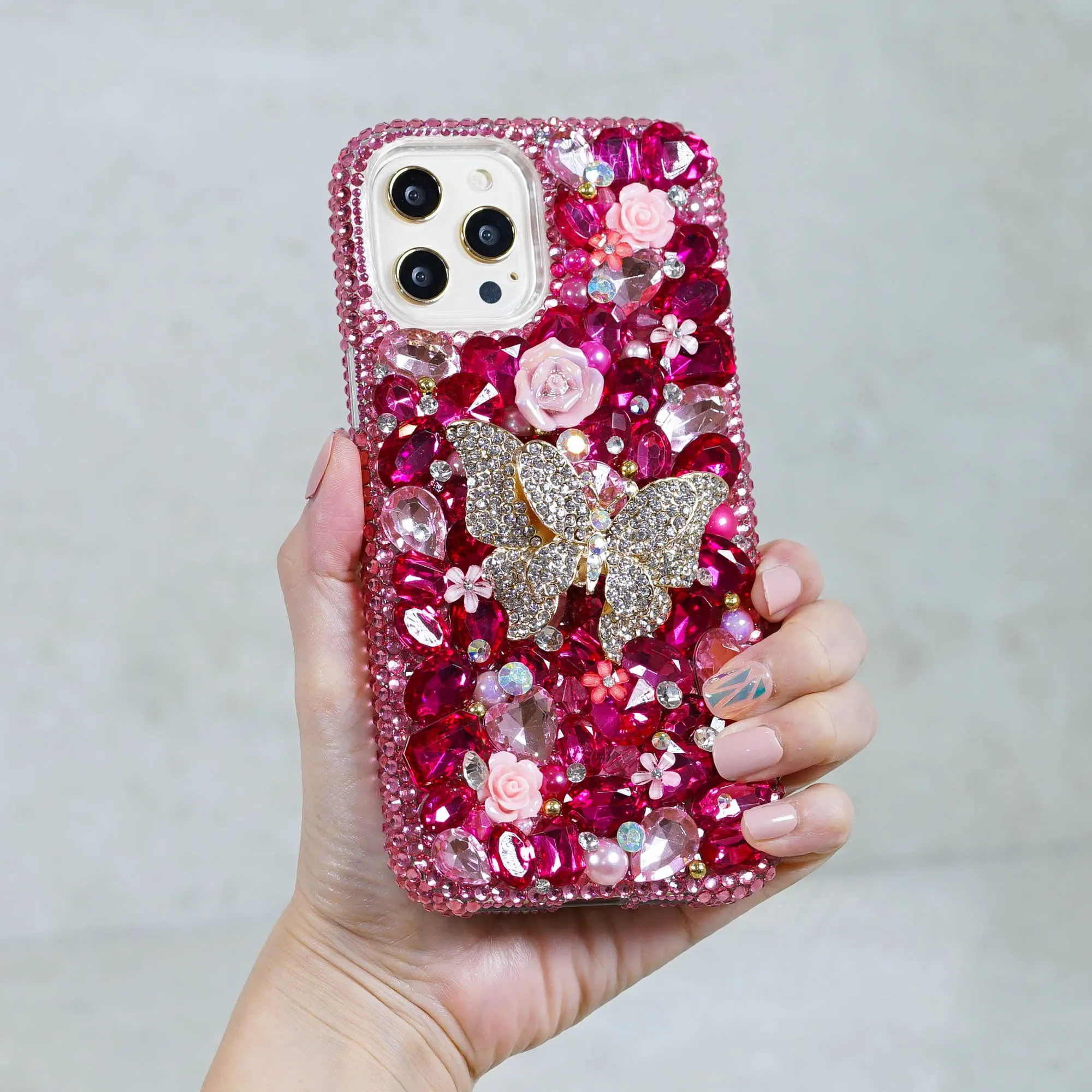 Fuchsia Butterfly Design (style 398)