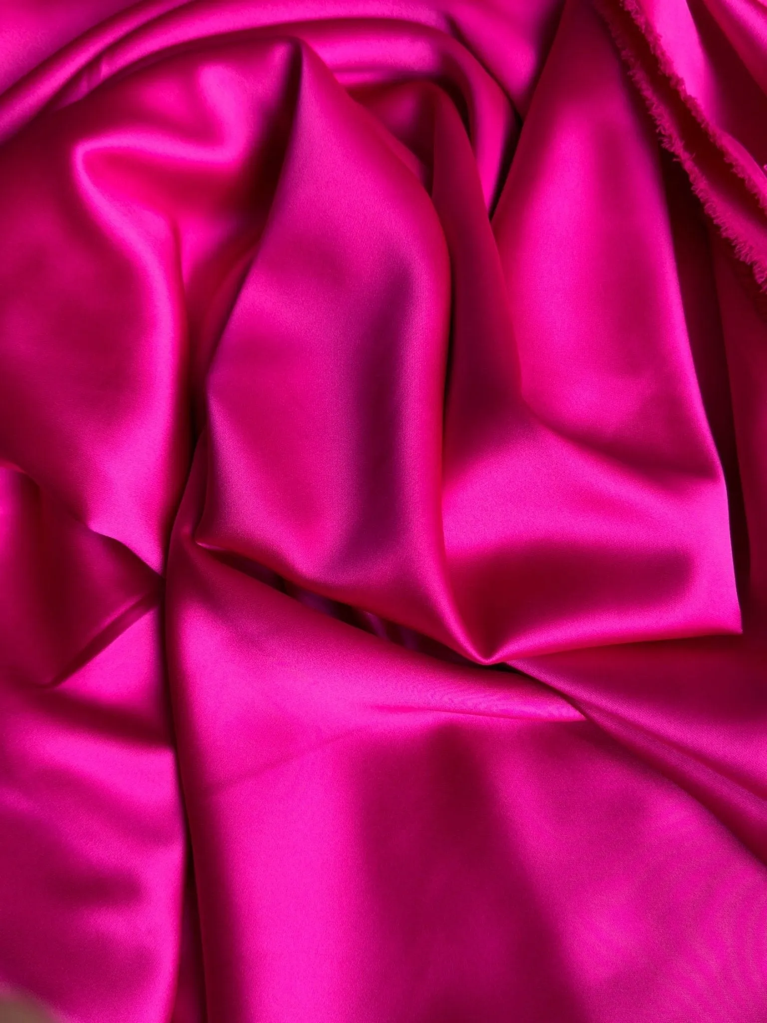 Fuchsia Satin Fabric