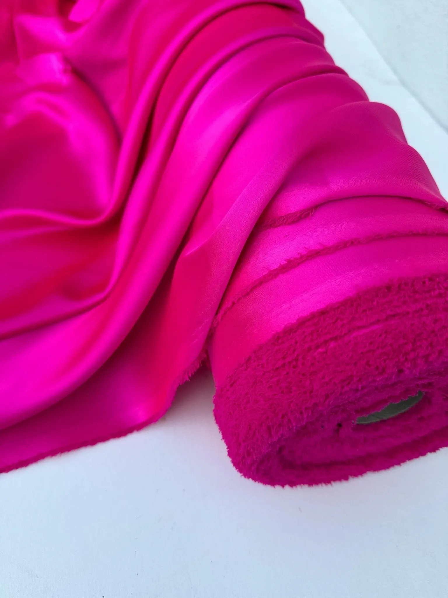Fuchsia Satin Fabric