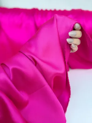 Fuchsia Satin Fabric