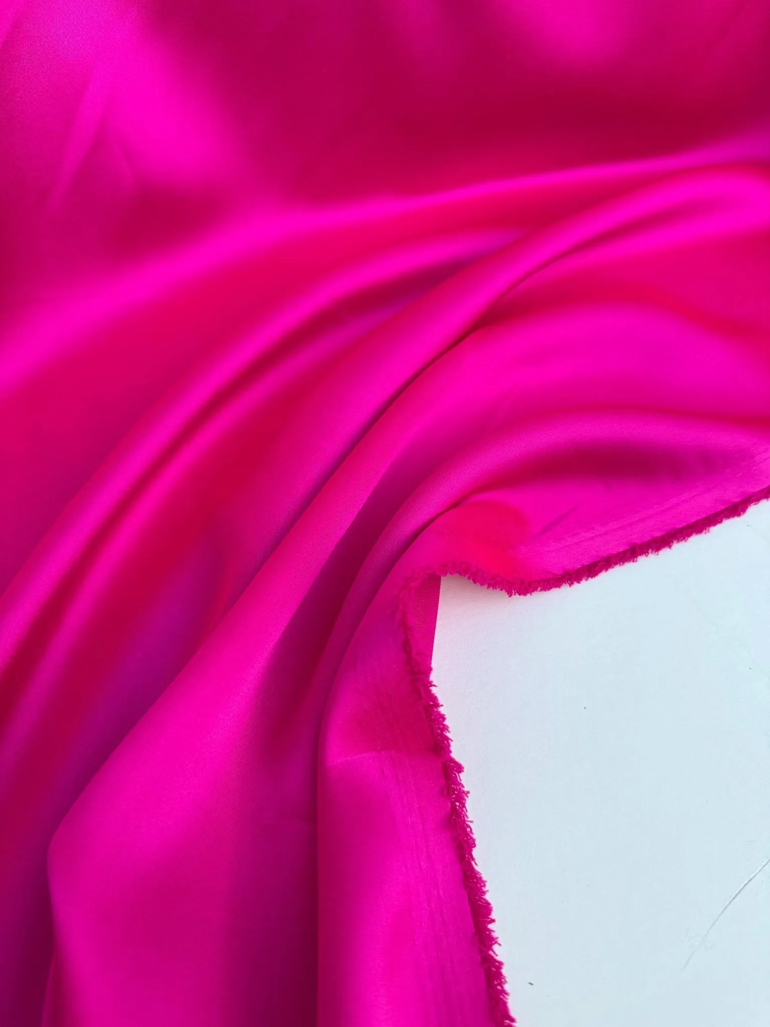 Fuchsia Satin Fabric