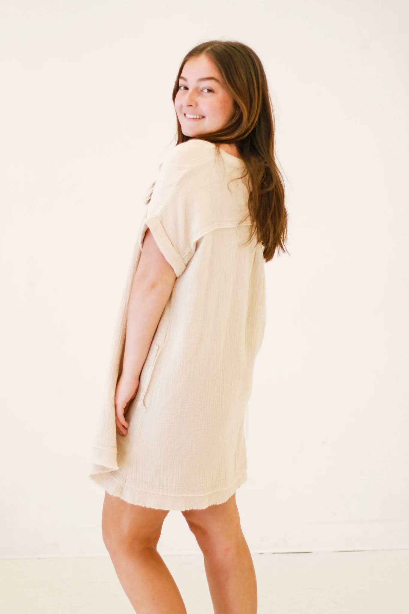 Future Ready Tan Dress