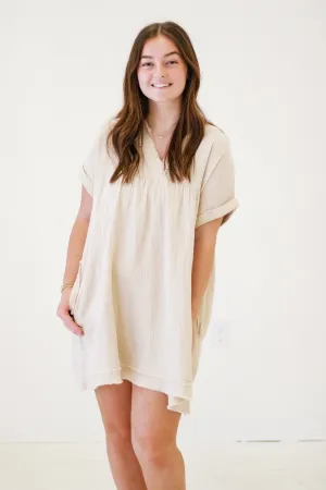 Future Ready Tan Dress