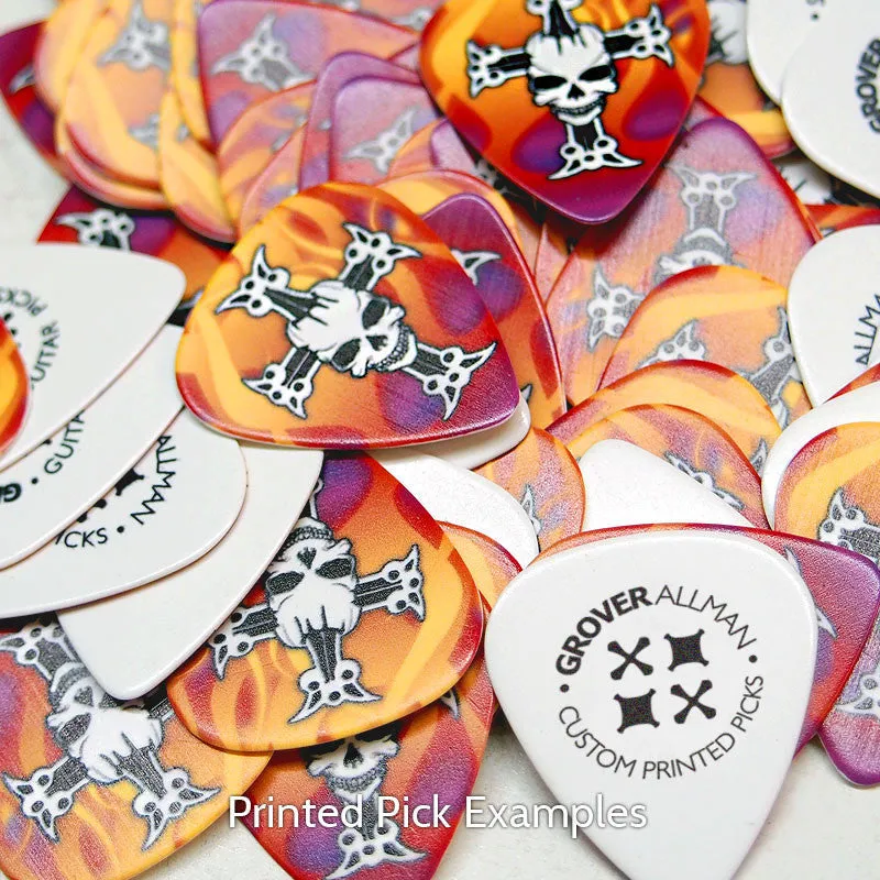 G-Poly ISO Shape Printed Picks - Double Sided