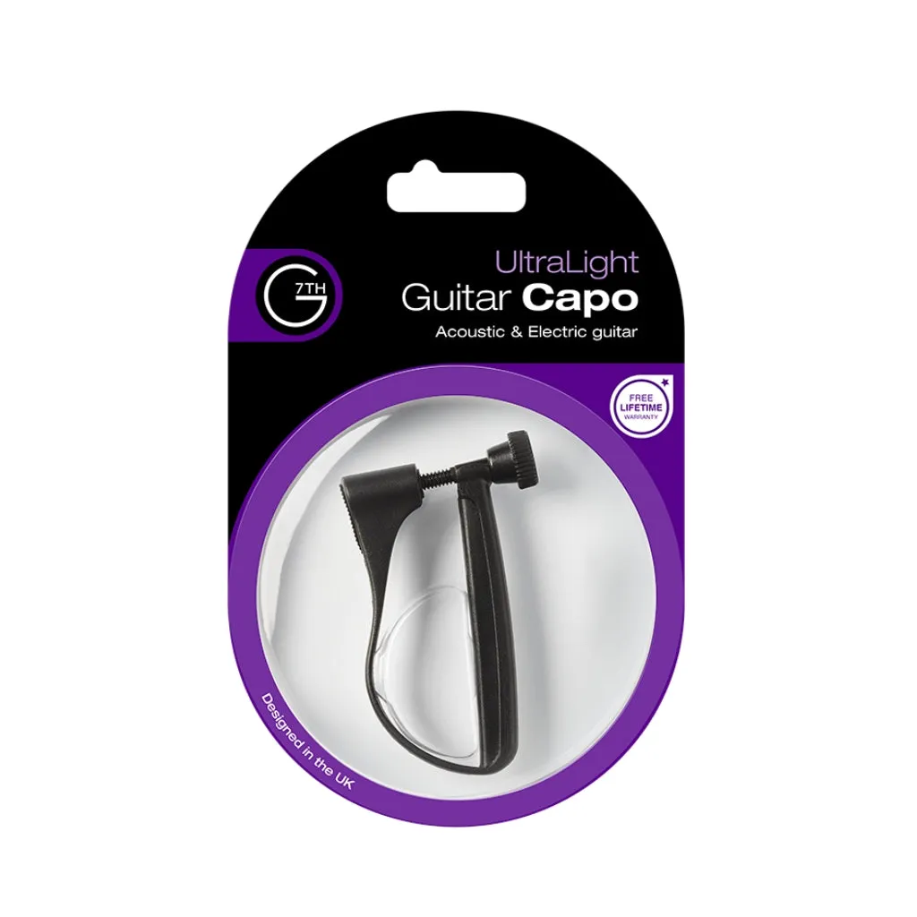 G7th Ultralight Black Guitar Capo