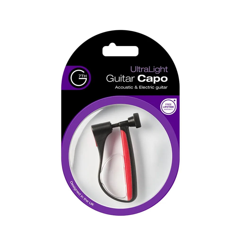 G7th Ultralight Red Guitar Capo