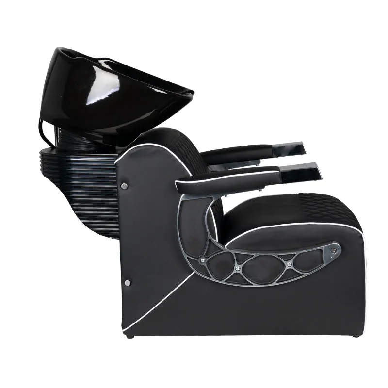 Gabbiano Barber Hair Wash Unit Simone Black