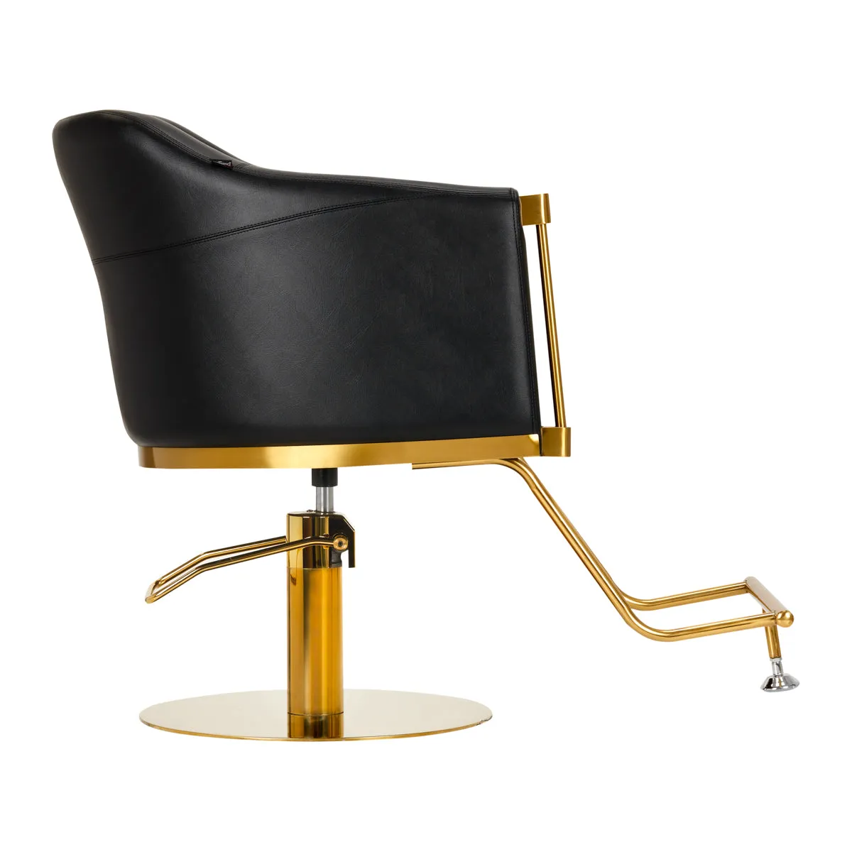 Gabbiano Hairdressing Chair Burgos Black Gold