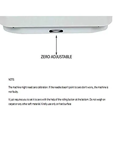 GADGETRONICS Analog Weight Machine For Human Body, Mechanical Manual Analog Weighing Scale Personal Weighing Scale