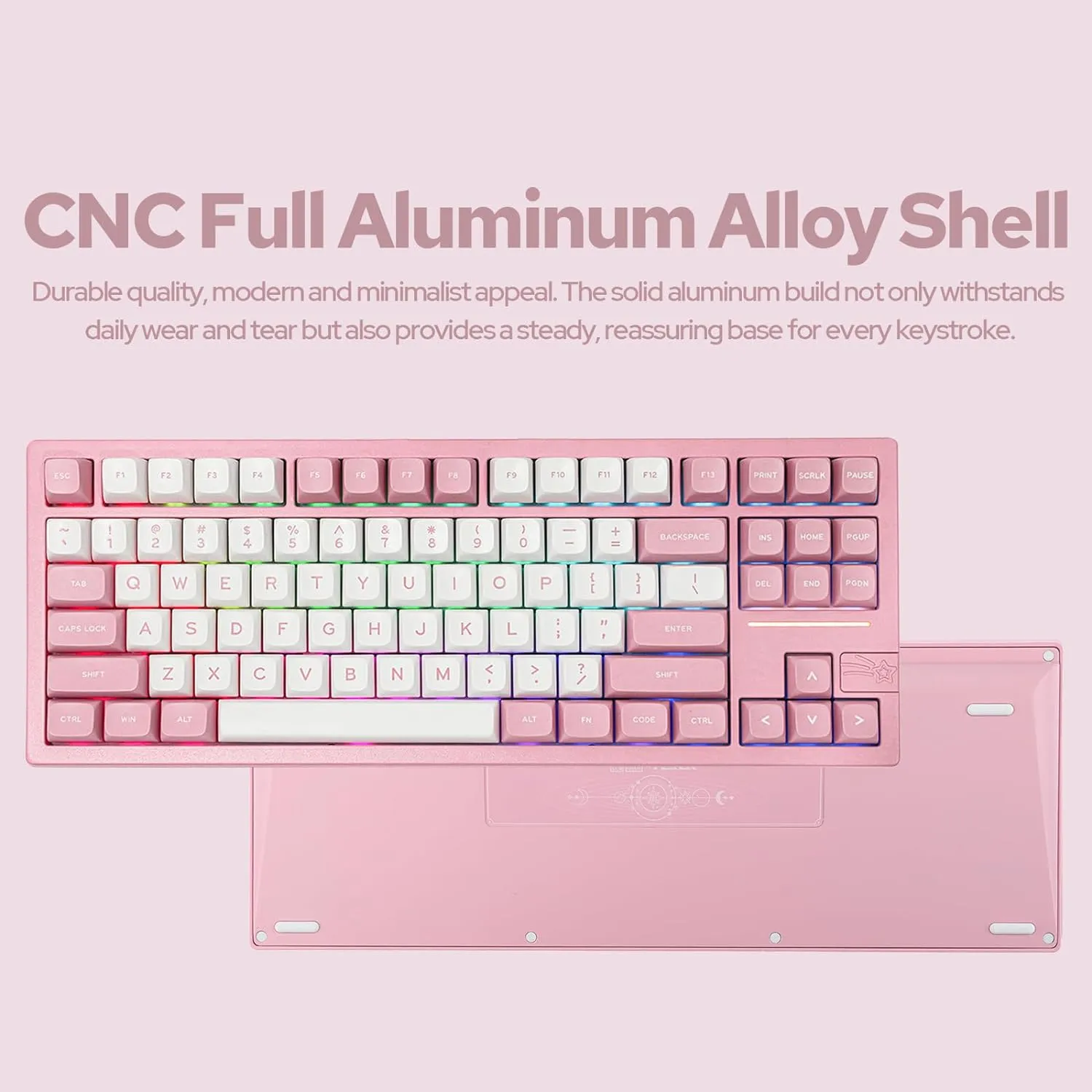 Gaming Wireless Mechanical Keyboard Aluminum Alloy Hot-Swappable Gasket-Mounted
