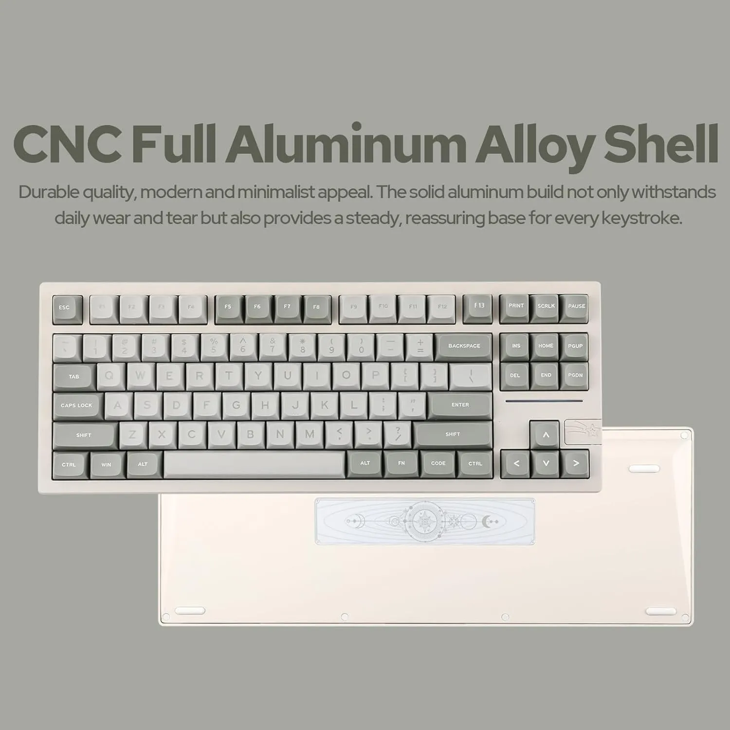 Gaming Wireless Mechanical Keyboard Aluminum Alloy Hot-Swappable Gasket-Mounted