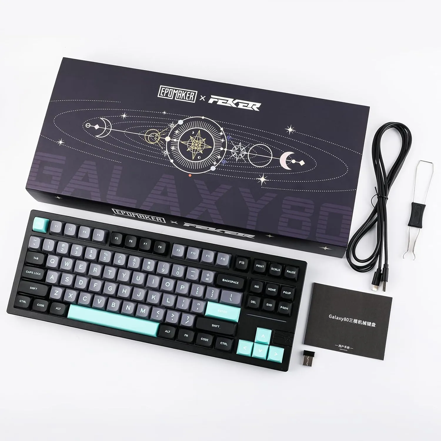 Gaming Wireless Mechanical Keyboard Aluminum Alloy Hot-Swappable Gasket-Mounted