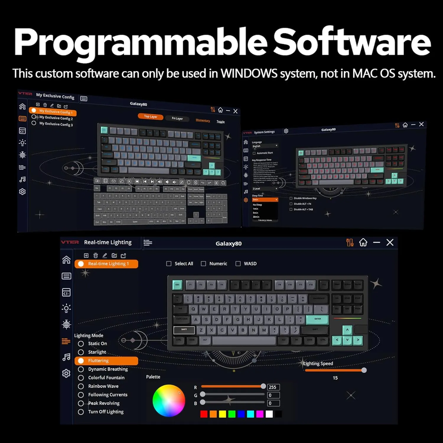 Gaming Wireless Mechanical Keyboard Aluminum Alloy Hot-Swappable Gasket-Mounted