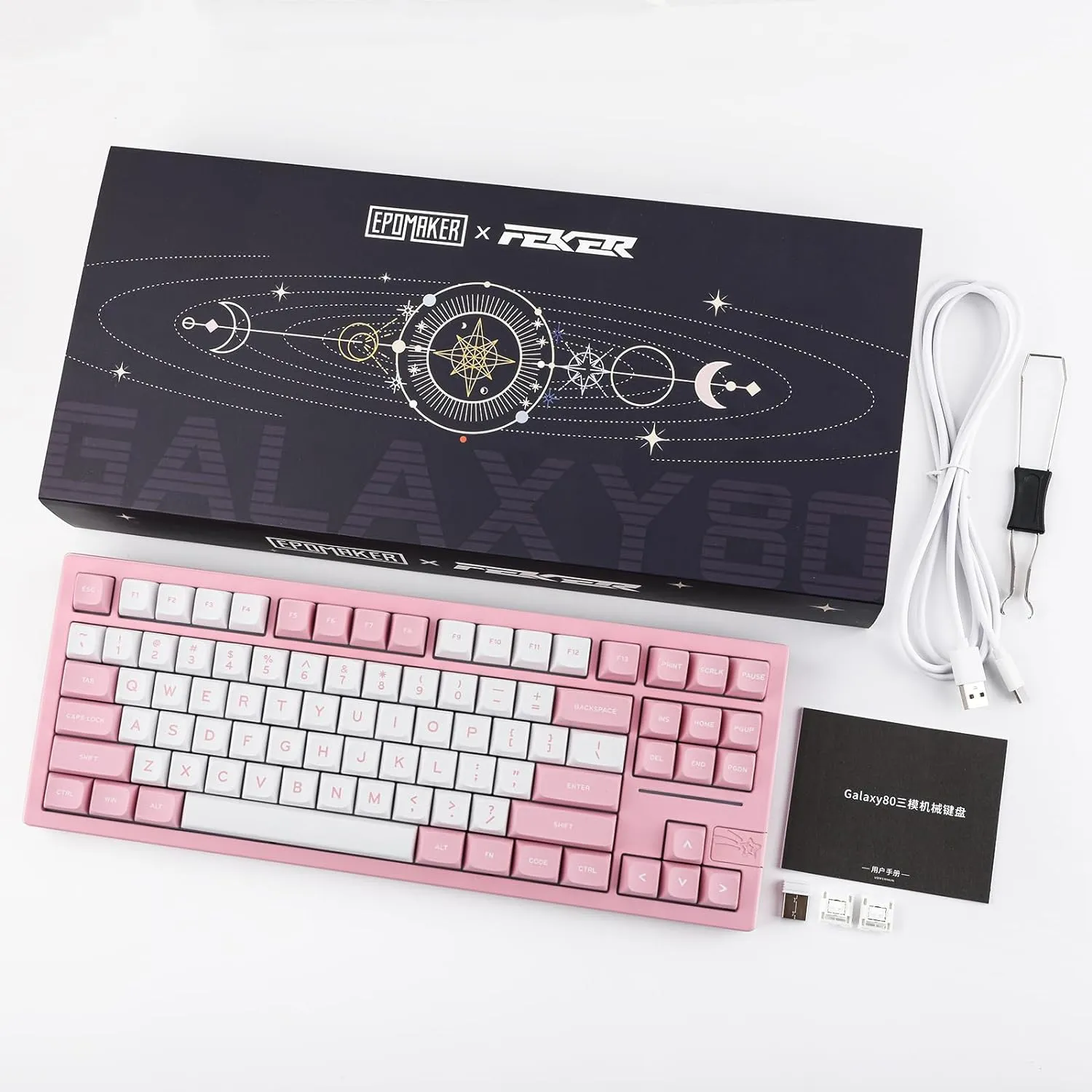 Gaming Wireless Mechanical Keyboard Aluminum Alloy Hot-Swappable Gasket-Mounted