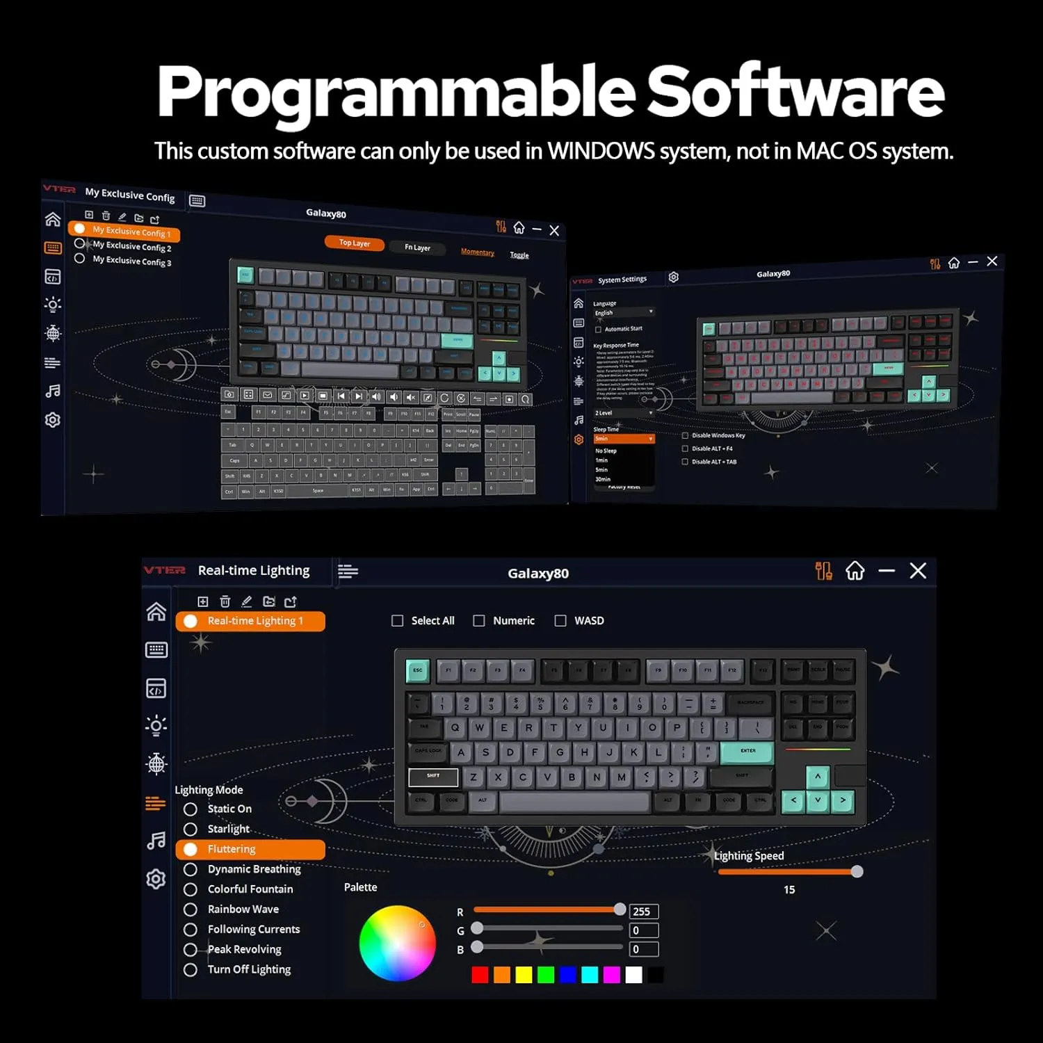 Gaming Wireless Mechanical Keyboard Aluminum Alloy Hot-Swappable Gasket-Mounted