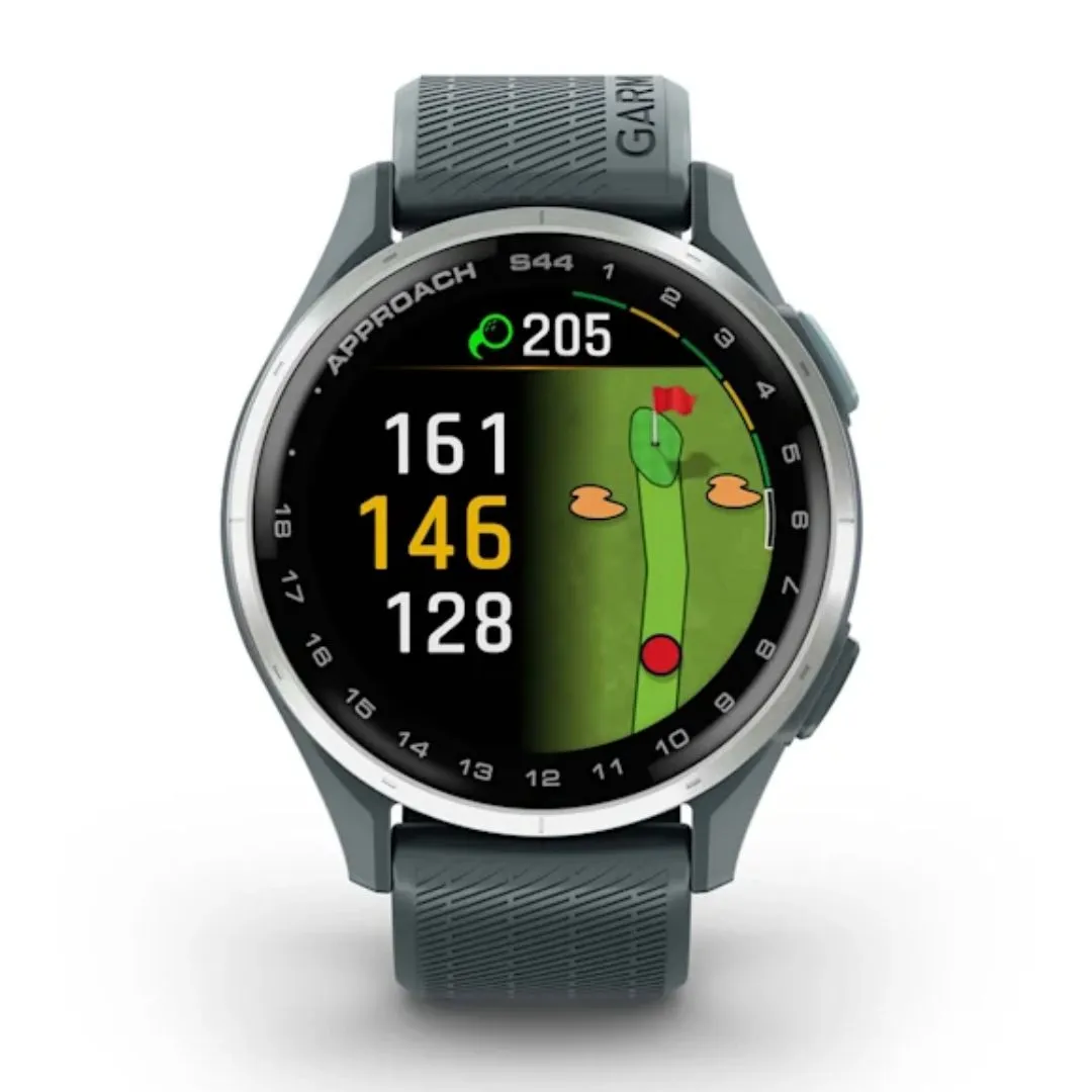 Garmin Approach S44, Twilight with Aluminum Bezel, GPS golf Smartwatch 010-03009-01