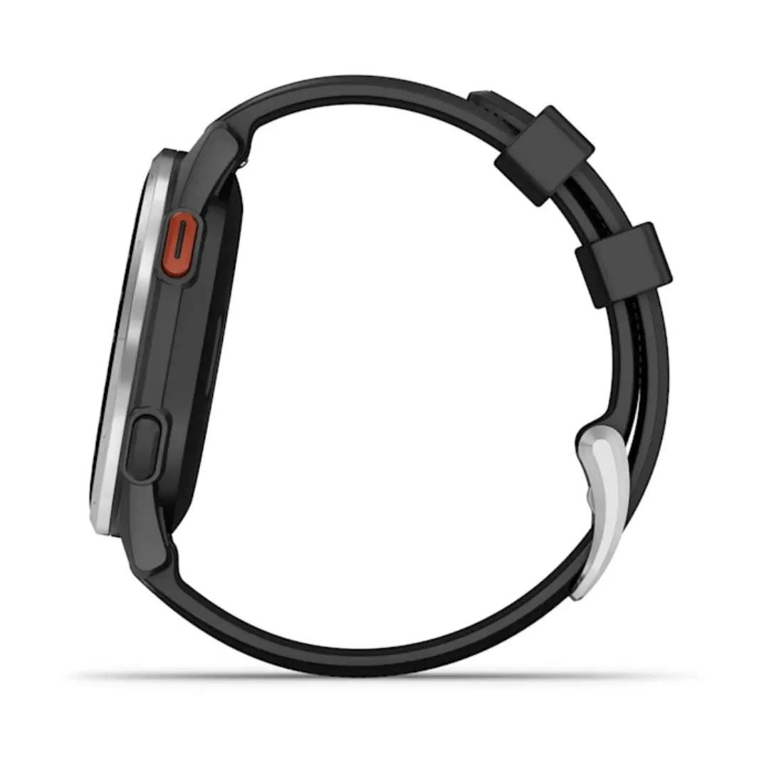 Garmin Approach S44,Black and Aluminum Bezel, GPS Golf Smartwatch 010-03009-00