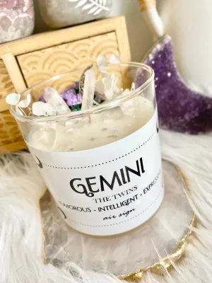 Gemini soy wax candle
