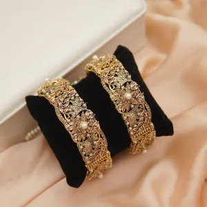 Gems & Zircons Copper Kara Pair