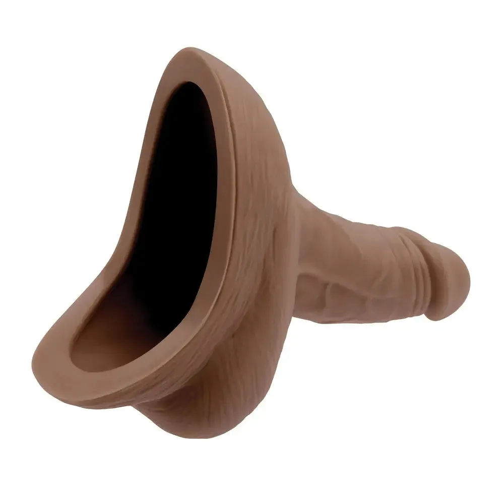 Gender x Stand to Pee Silicone Dark Flesh