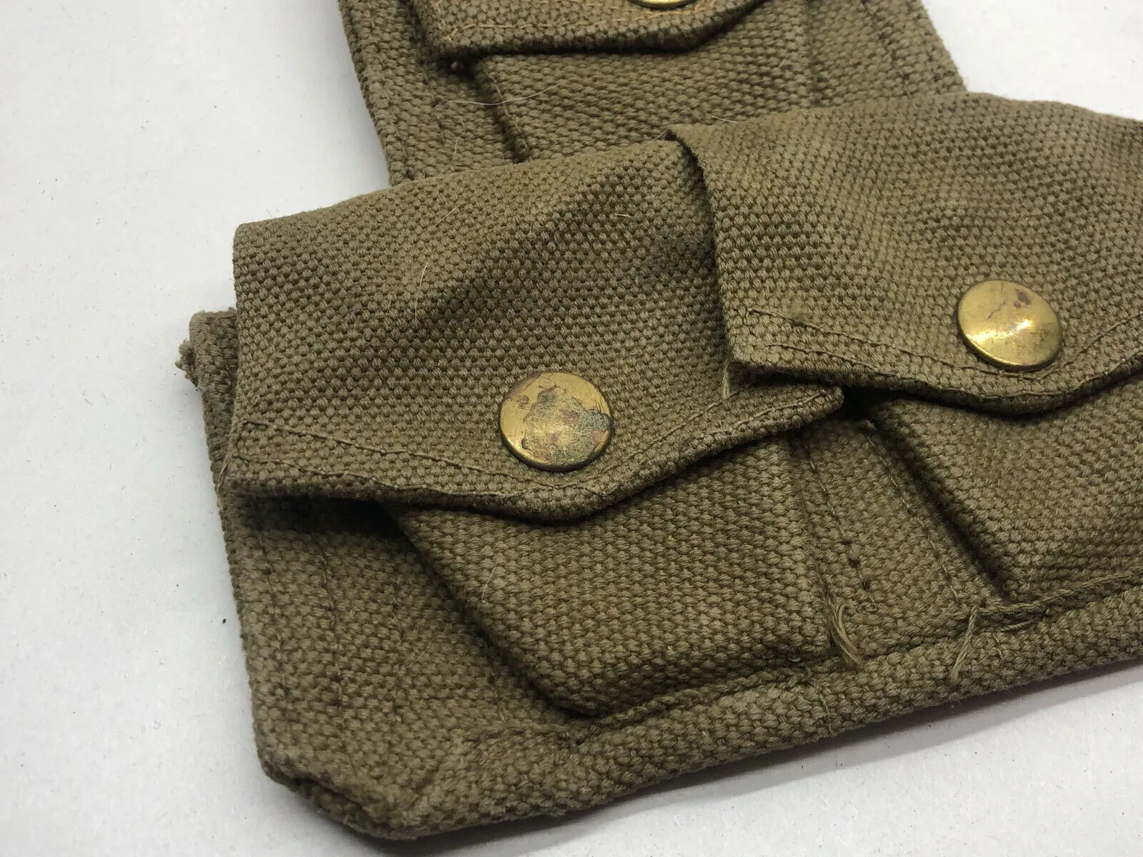 Genuine 37 Pattern Army 3 Pocket Rifle Pouch - WW2 British Army Style