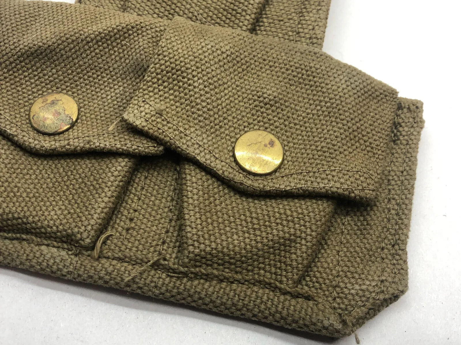 Genuine 37 Pattern Army 3 Pocket Rifle Pouch - WW2 British Army Style