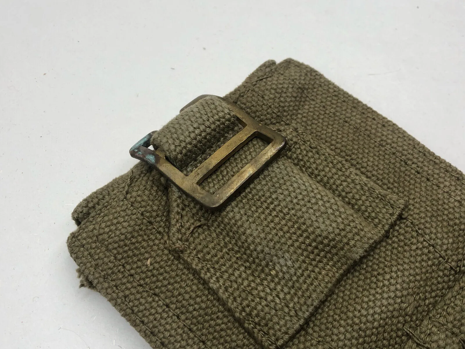 Genuine 37 Pattern Army 3 Pocket Rifle Pouch - WW2 British Army Style