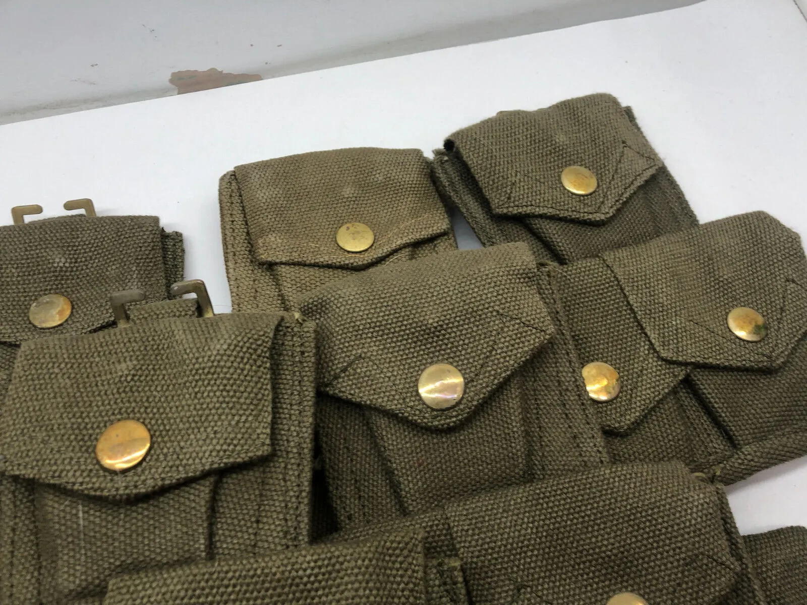 Genuine 37 Pattern Army 3 Pocket Rifle Pouch - WW2 British Army Style