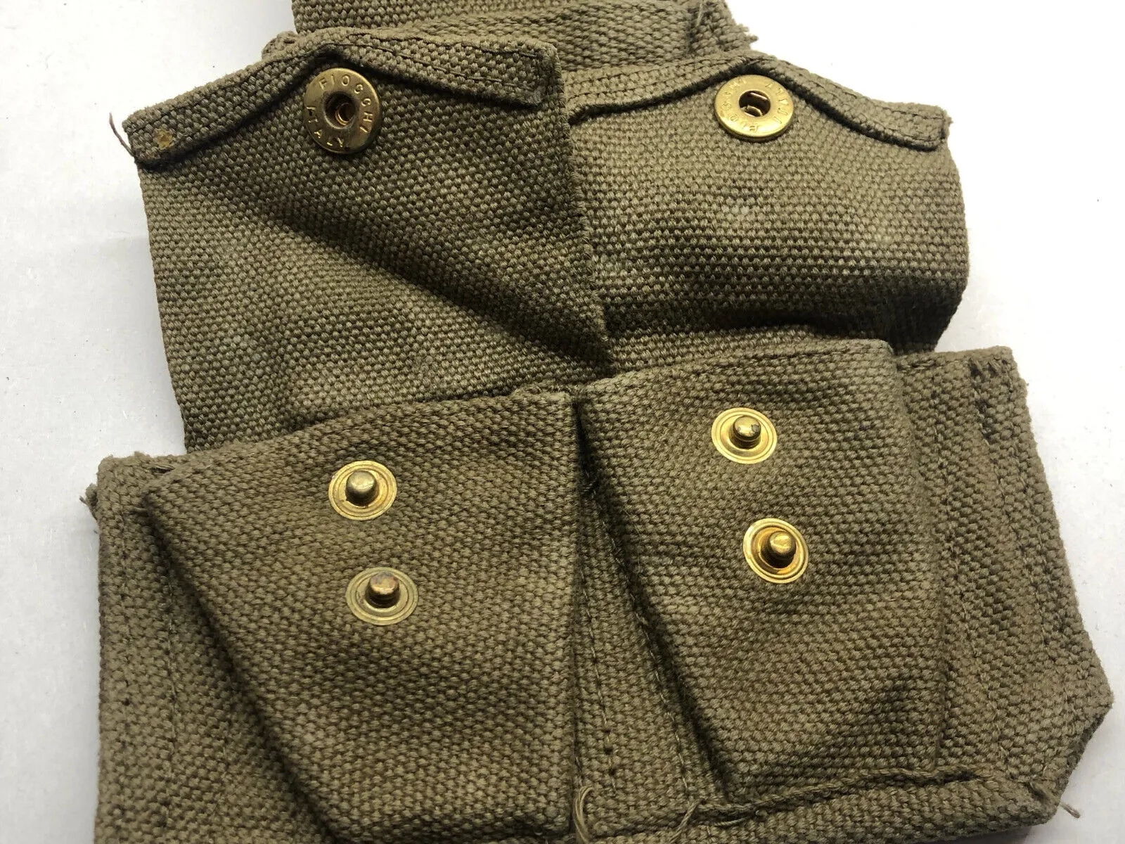 Genuine 37 Pattern Army 3 Pocket Rifle Pouch - WW2 British Army Style