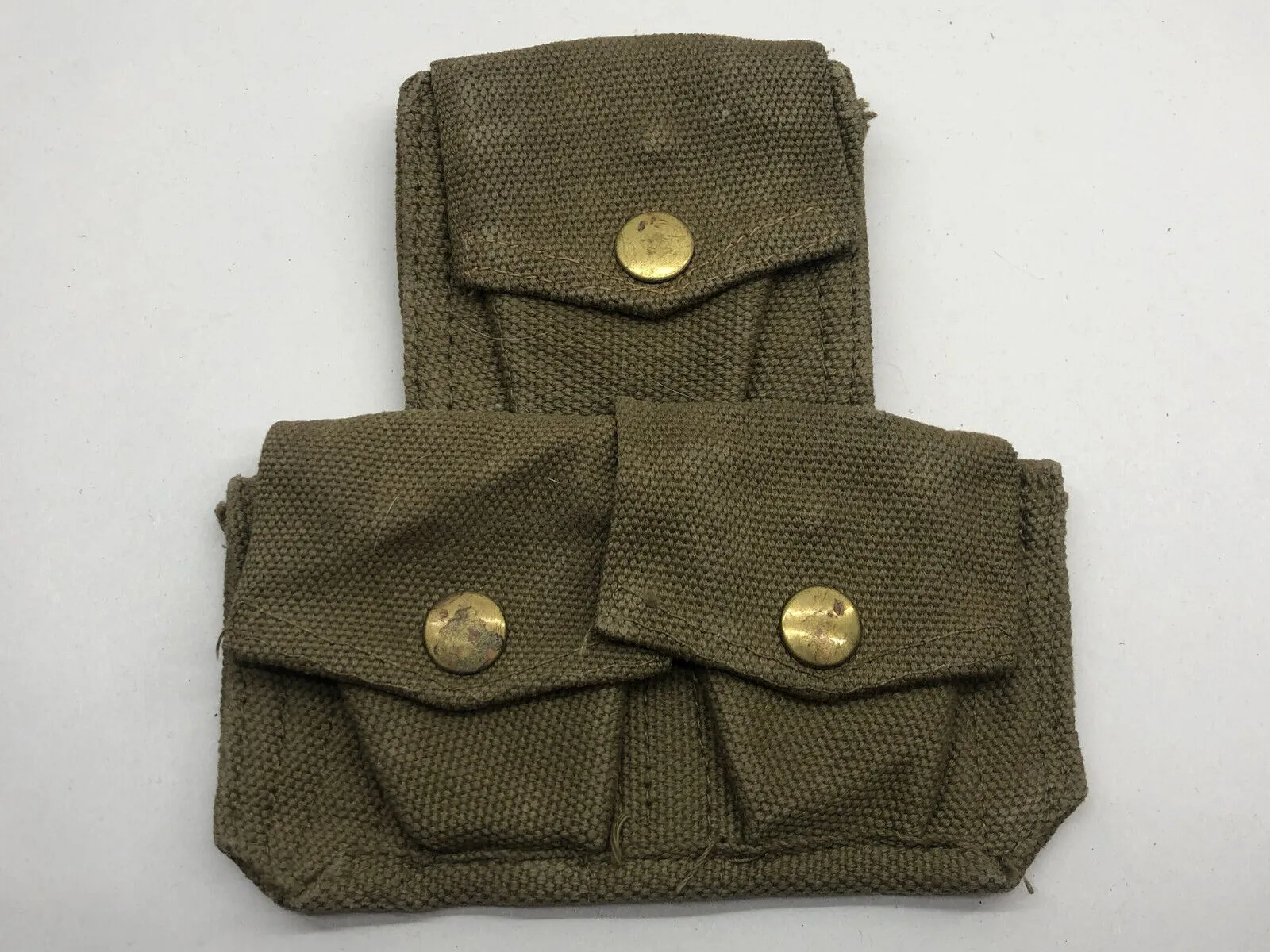 Genuine 37 Pattern Army 3 Pocket Rifle Pouch - WW2 British Army Style
