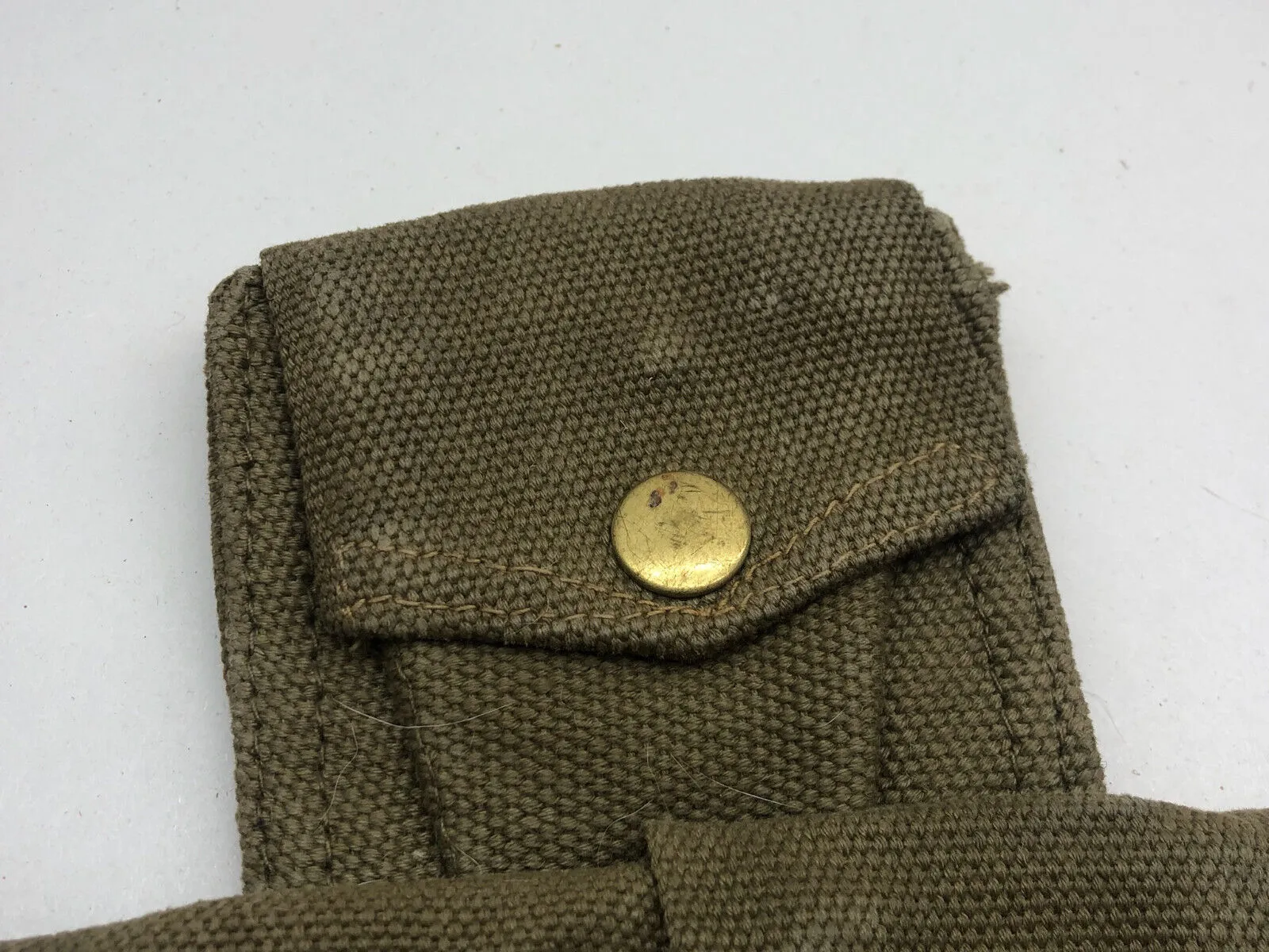 Genuine 37 Pattern Army 3 Pocket Rifle Pouch - WW2 British Army Style