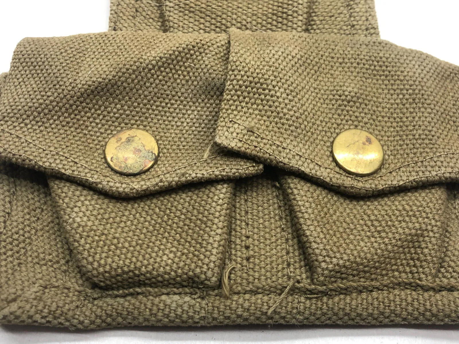 Genuine 37 Pattern Army 3 Pocket Rifle Pouch - WW2 British Army Style