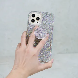 Genuine Aurora Borealis Crystals Design   PopSockets PopGrip (Style PS106)