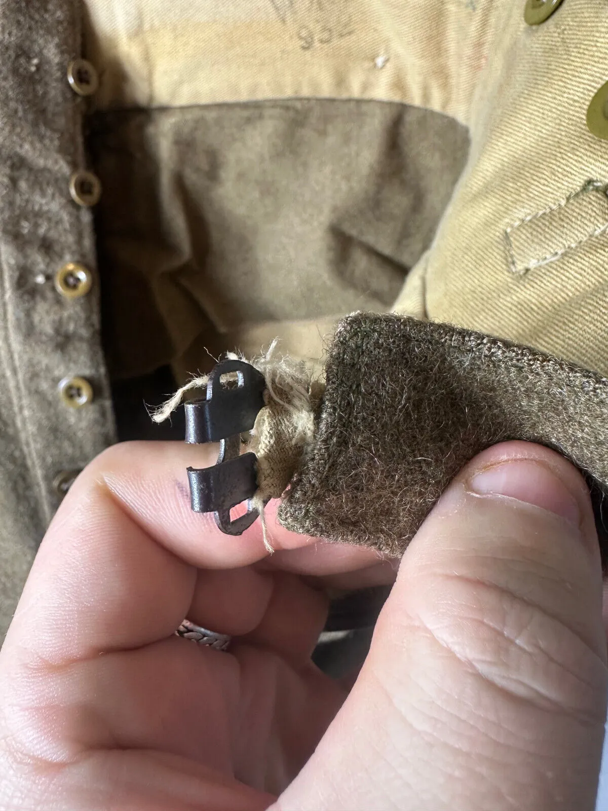 Genuine British Army Officers Purchased Battledress Serge Trousers - 30" Waist