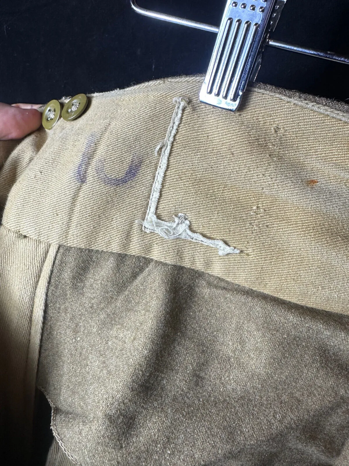 Genuine British Army Officers Purchased Battledress Serge Trousers - 30" Waist