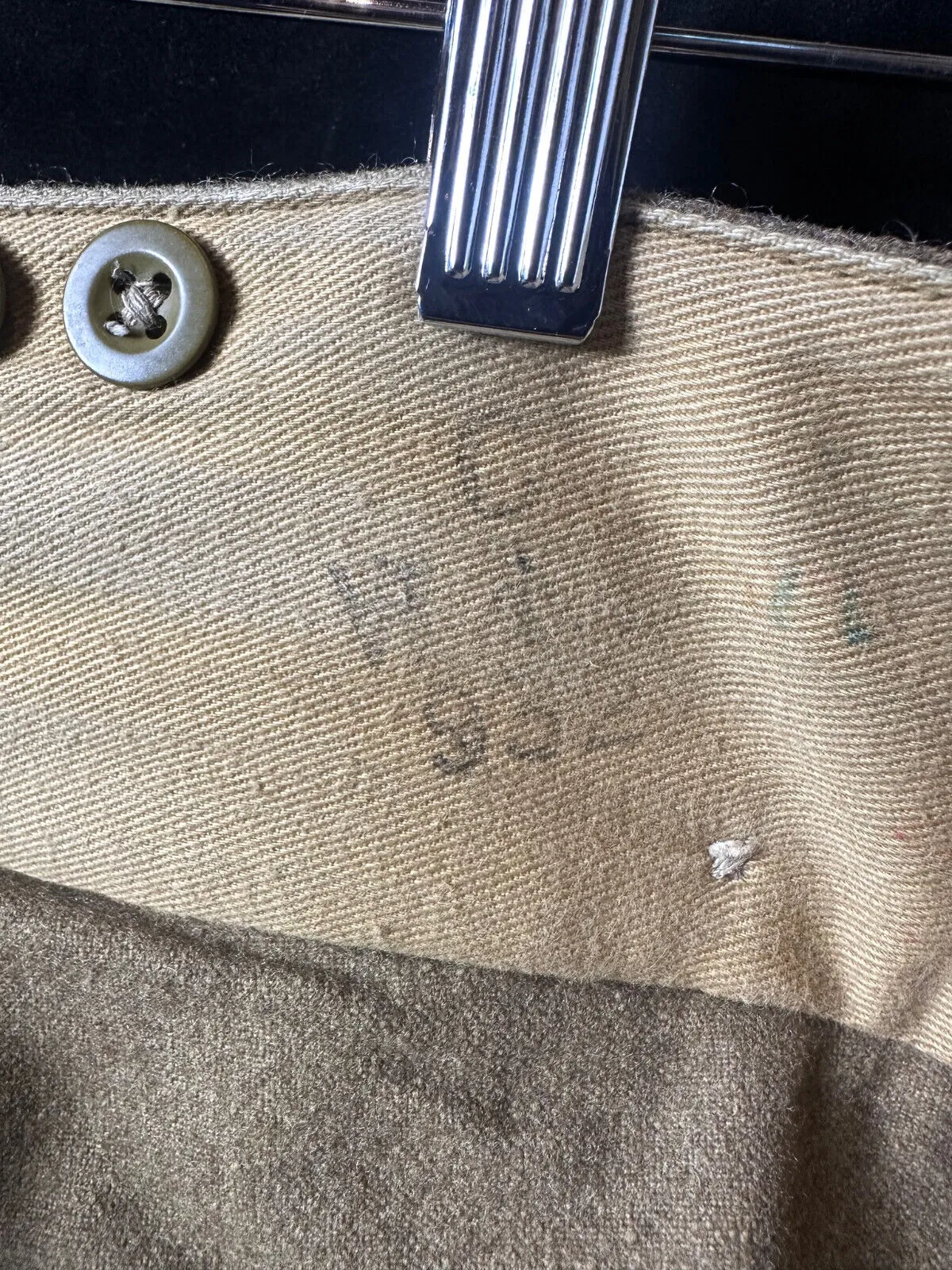Genuine British Army Officers Purchased Battledress Serge Trousers - 30" Waist