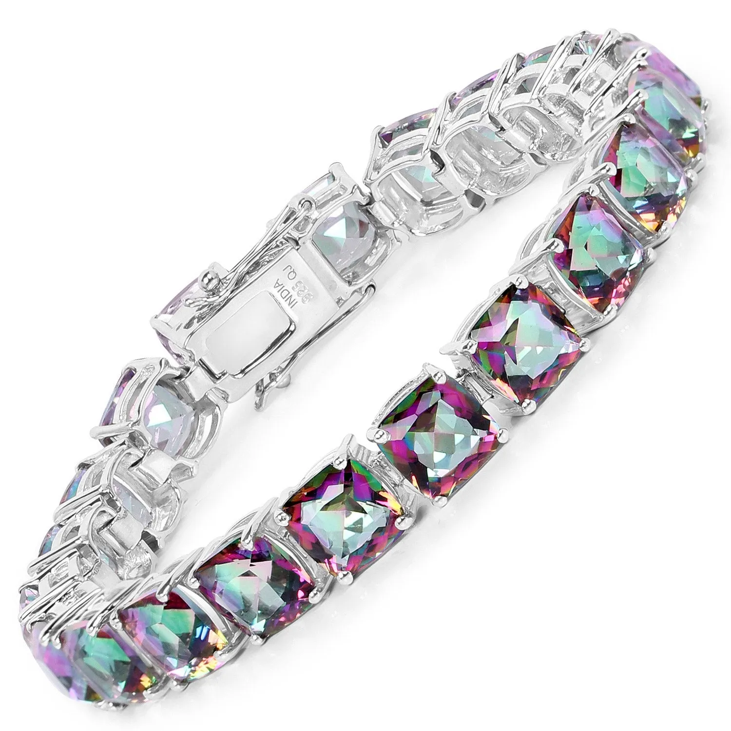Genuine Rainbow Quartz Bracelet