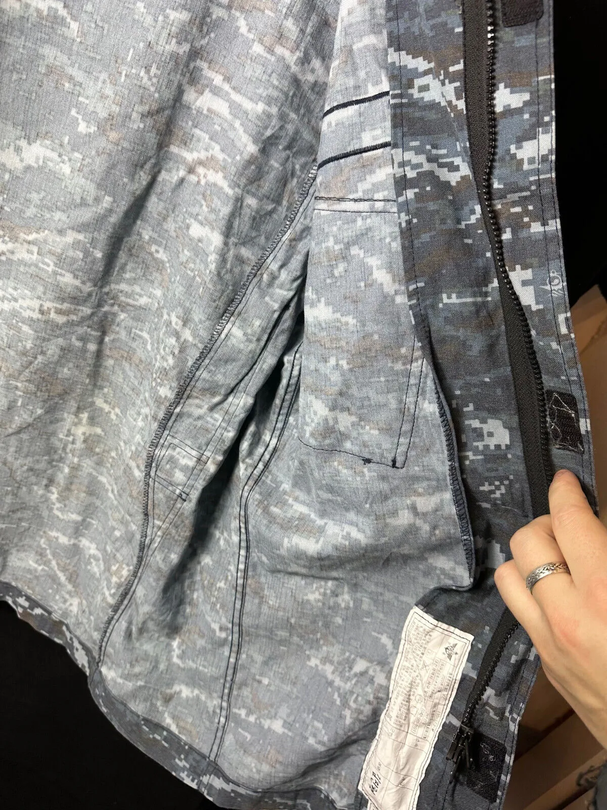 Genuine Republic of Korea Navy Digital Camouflage Jacket Uniform - 46" Chest